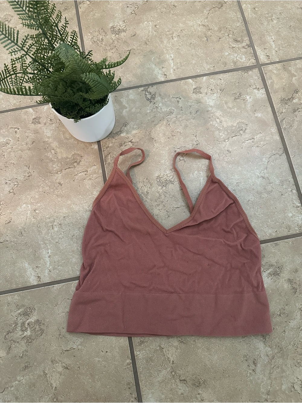 RIBBED SEAMLESS TANK TOP